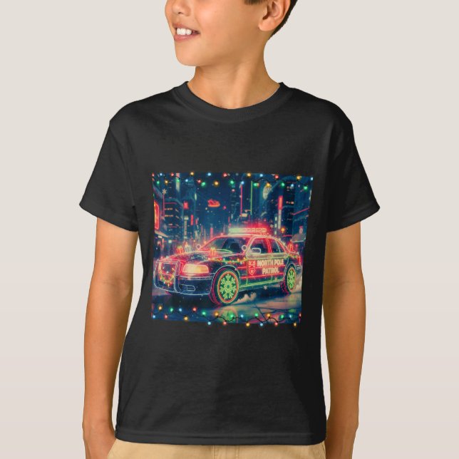 North Le Patrol Christmas Car Tee  (Framsida)