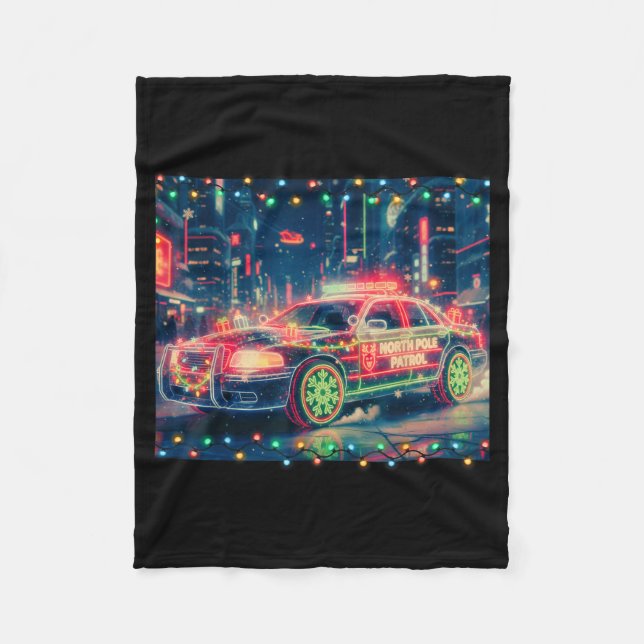 North Le Patrol Christmas Car Tee  Fleecefilt (Framsidan)