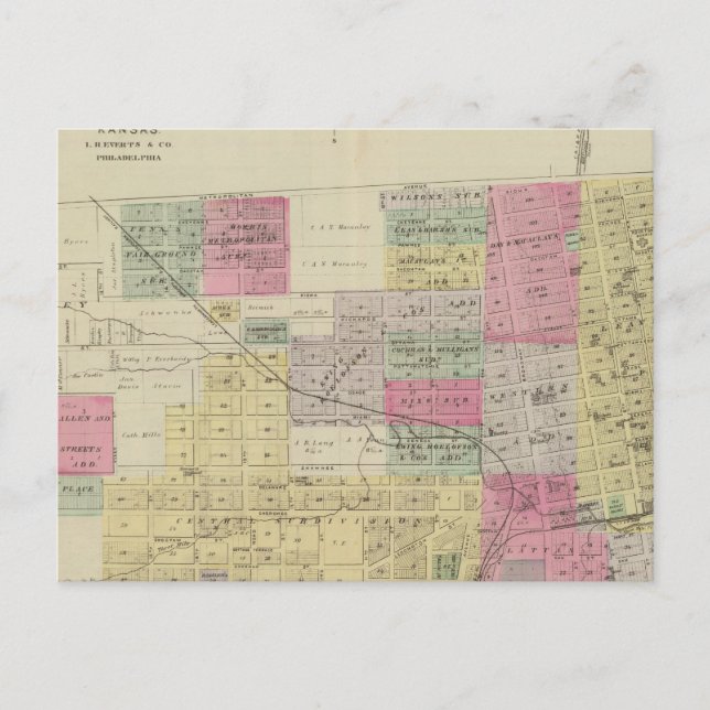 North Leavenworth, Kansas Vykort (Framsida)