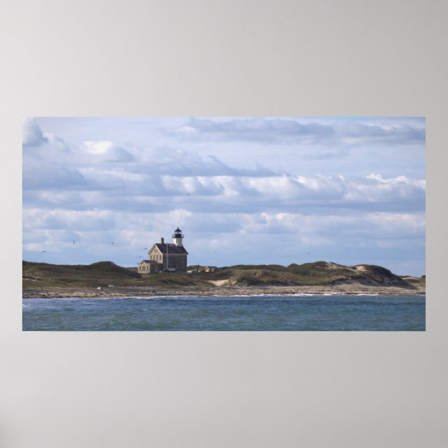North Light Lighthouse Block Island Affisch (Framsidan)