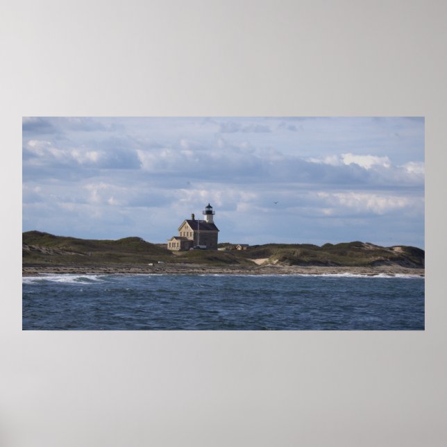 North Light Lighthouse Block Island Poster (Framsidan)
