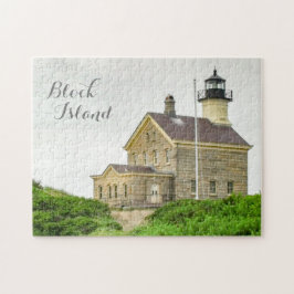 North Lighthouse Block Island, RI-fyrar Pussel