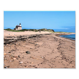 North Lighthouse, Block Island RI Photo Print Fototryck