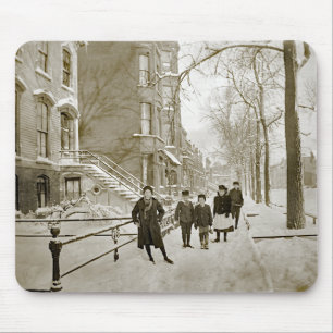 NORTH LINCOLN PARK CHICAGO W. OF MENOMINEE 1890'S MUSMATTA