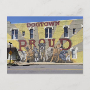 North Little Sten, AR: Dogtown Proud Mural Vykort