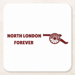 North London Forever Underlägg Papper Kvadrat