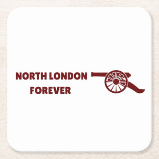 North London Forever Underlägg Papper Kvadrat