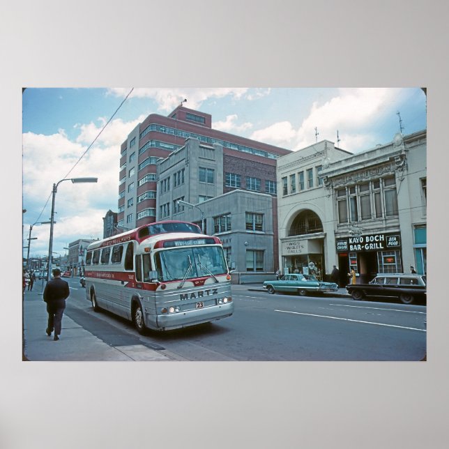 North Main St. Wilkes-Barre Pa. Poster (Framsidan)