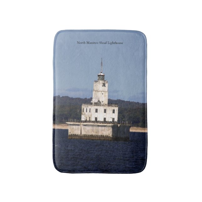 North Manitou Shoal Light bathmat Badrumsmatta (Framsidan (Vertikal))