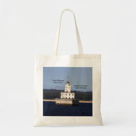 North Manitou Shoal Light tote bag Tygkasse