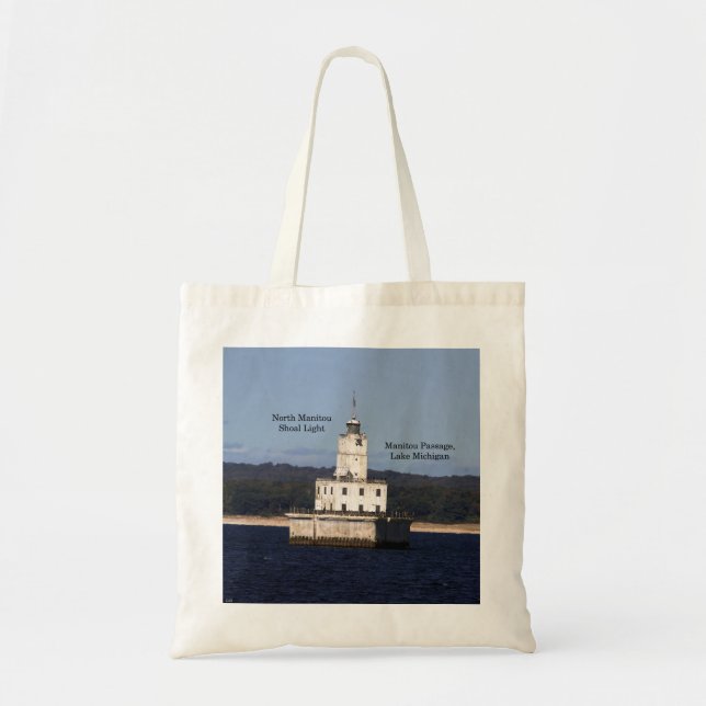 North Manitou Shoal Light tote bag Tygkasse (Framsidan)