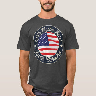 North Myrtle Beach - Patriotic South Carolina Souv T Shirt
