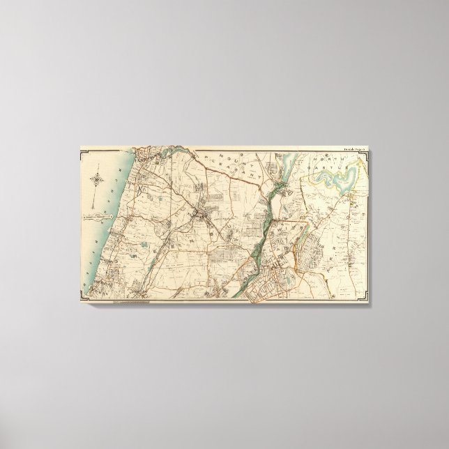 North New York City 3 Canvastryck (Framsida)