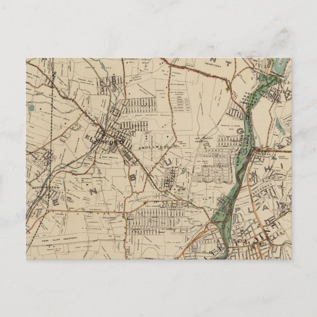 North New York City 5 Vykort (Framsida)