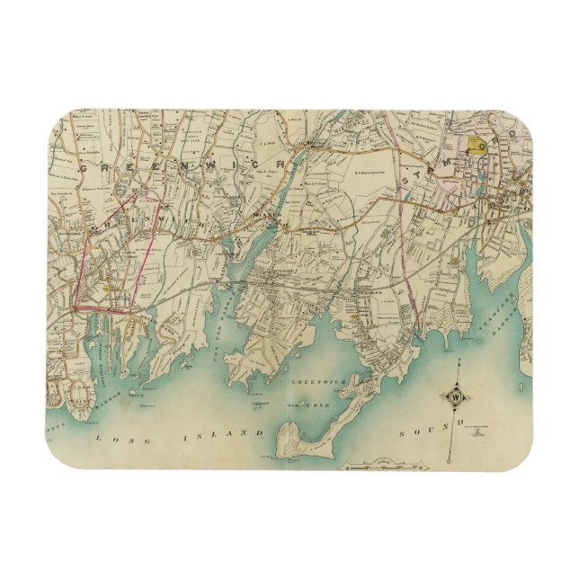 North New York City 7 Magnet (Horisontell)