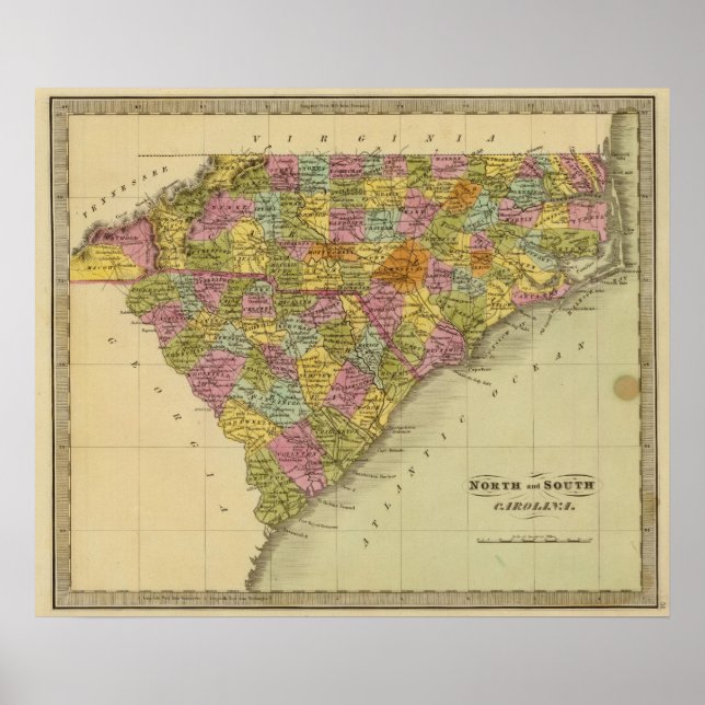 North och South Carolina 6 Poster (Framsidan)