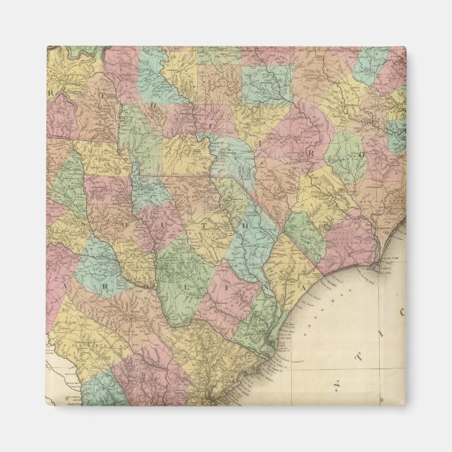 North och South Carolina Magnet (Framsidan)