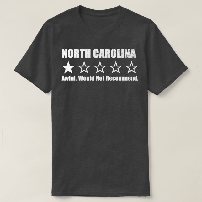 North olina One Review 1 T Shirt (Design framsida)