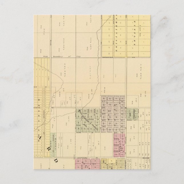 North Omaha, Nebraska Vykort (Framsida)