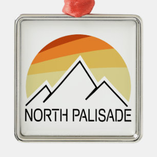 North Palisade California Retro Julgransprydnad Metall