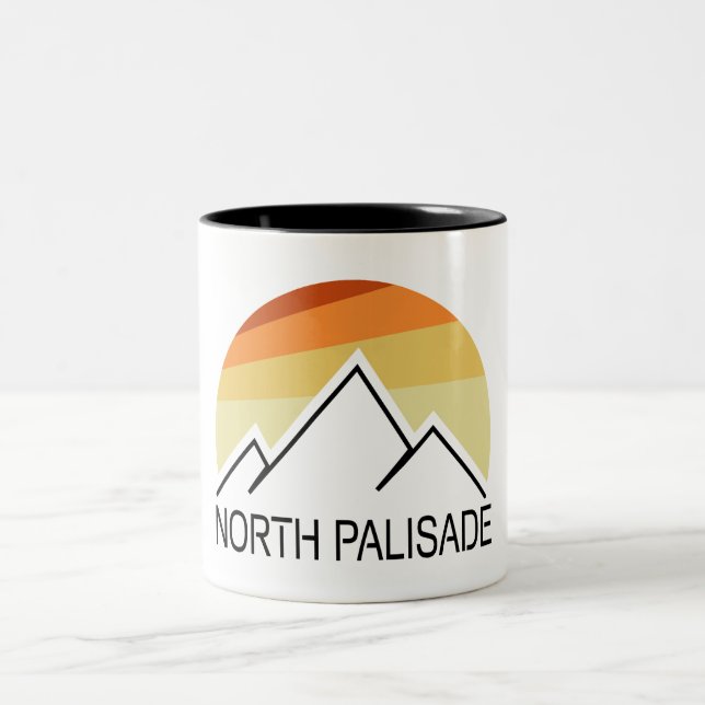 North Palisade California Retro Två-Tonad Mugg (Center)