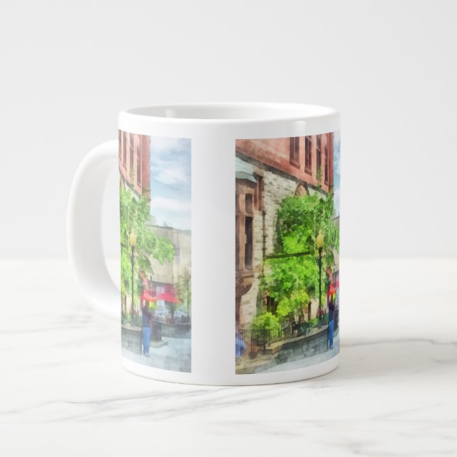 North Pearl Street, Albany, NY Jumbo Mugg (Framsida vänster)