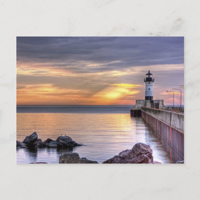 North Pier-förmiddagen Vykort (Framsida)