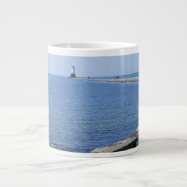 North Pierhead Lighthouse, Ludington, MI Jumbo Mugg