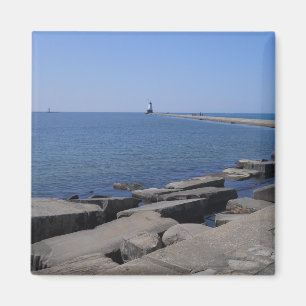 North Pierhead Lighthouse, Ludington, MI Magnet