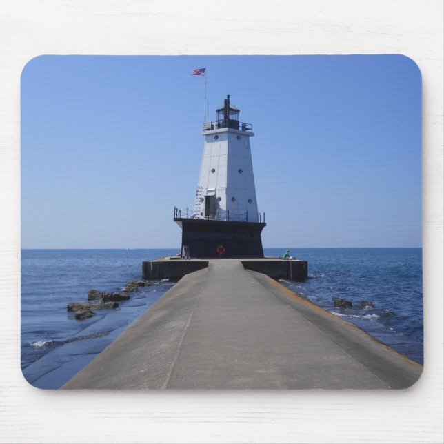 North Pierhead Lighthouse, Ludington, MI Musmatta (Framsidan)