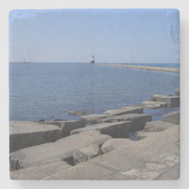 North Pierhead Lighthouse, Ludington, MI Stenunderlägg