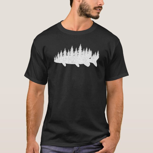 North Pike Fishing Pike Fisherman T Shirt (Framsida)