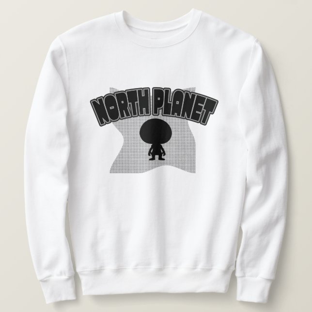 North Planet Sweatshirt (Design framsida)