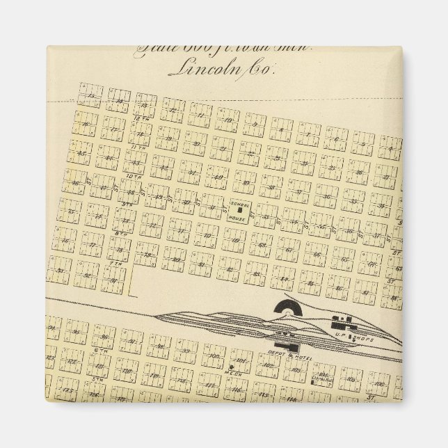 North Platte, Nebraska Magnet (Framsidan)