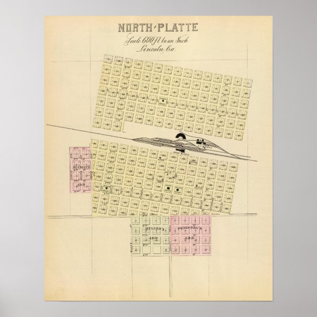 North Platte, Nebraska Poster (Framsidan)
