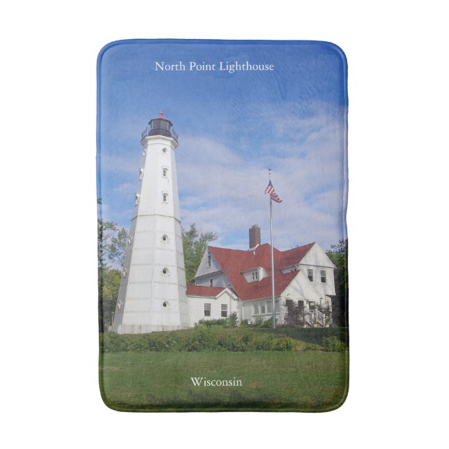 North Point Lighthouse bathmat Badrumsmatta (Framsidan (Vertikal))