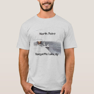 North Point Raquette sjö, NY Tee