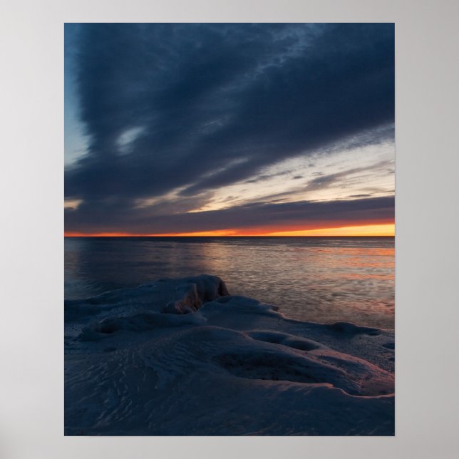 North Point Sunrise Milwaukee, Wisconsin Poster (Framsidan)