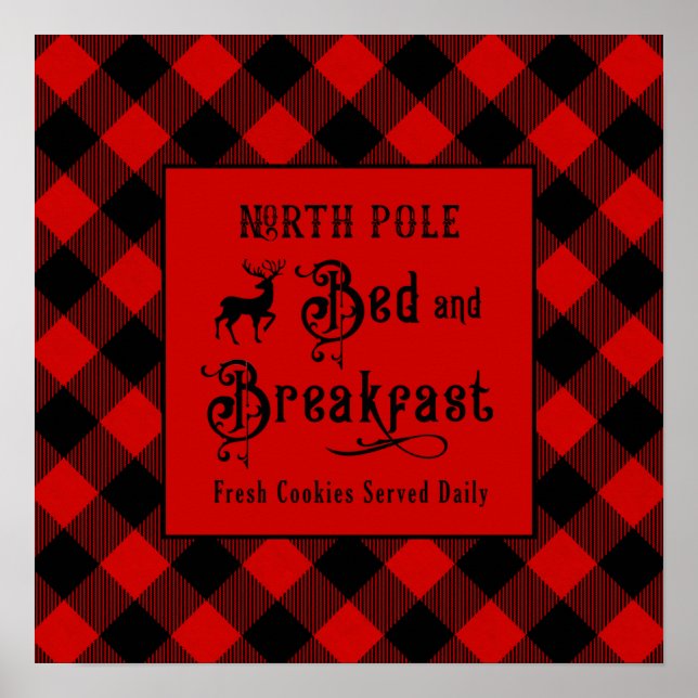 North Pole Bed and Breakfast Farmhouse jul Poster (Framsidan)
