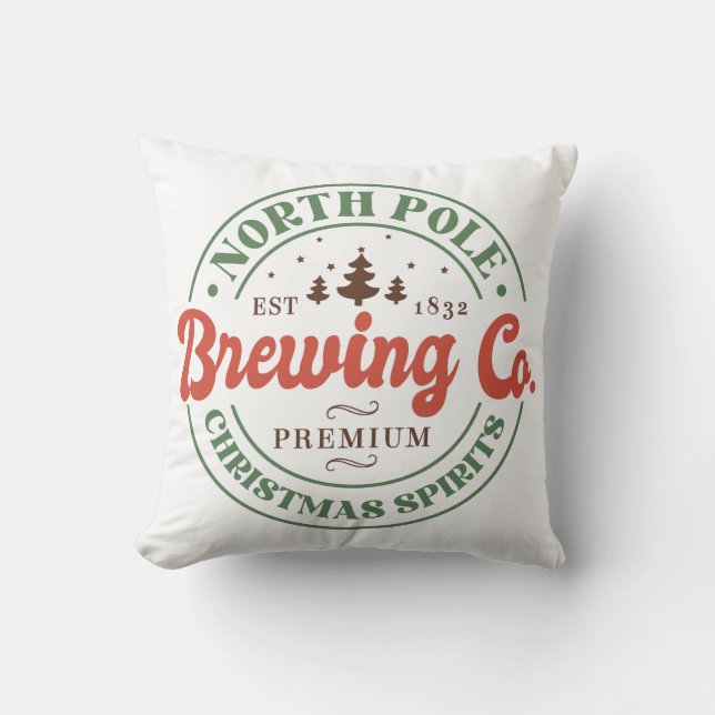 North Pole Brewing Co jul Kudde (Framsida)