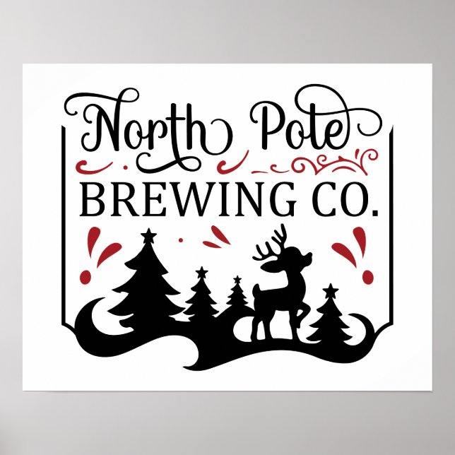 North Pole Brewing Company Poster (Framsidan)
