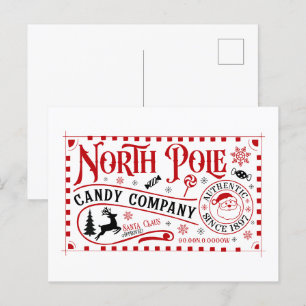 North Pole candy-företaget Helg Vykort