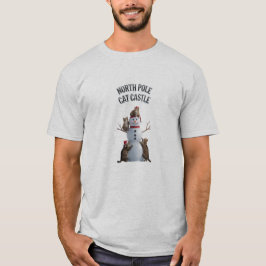 North Pole Cat Castle T Shirt