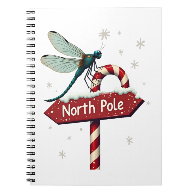 North Pole Dragonfly Anteckningsbok (Framsidan)