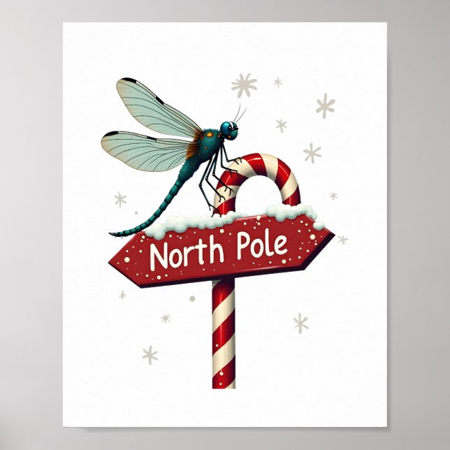 North Pole Dragonfly Poster (Framsidan)