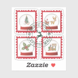 North Pole Express Mail – Christmas Sticker Klistermärken