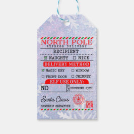 North Pole Express: Special Delivery Tag Presentetikett