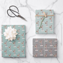 North Pole Gift Wrap - uppsättning 3