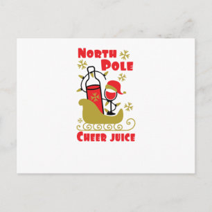 North Pole Glädje-juice Inbjudan Vykort
