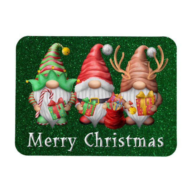 North Pole Gnomes Trio Magnet (Horisontell)